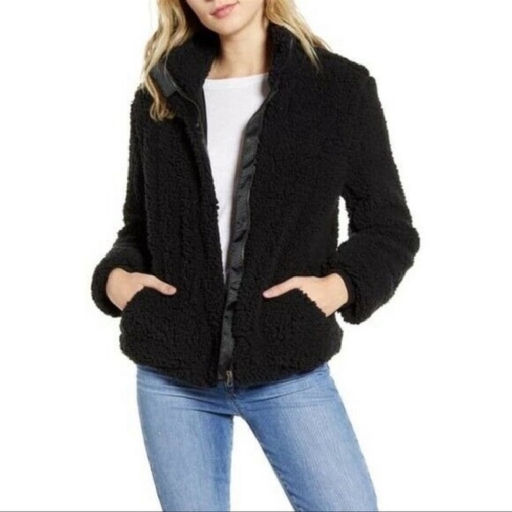 Thread & Supply Sherpa zip up jacket